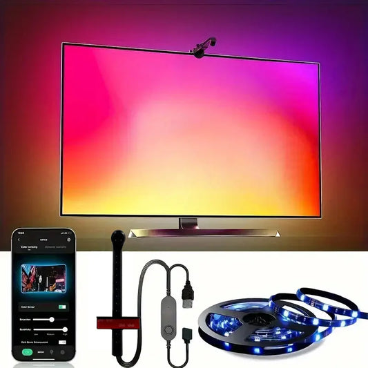 TV Backlight mit Kamera – RGB Ambilight, Sync mit Bildschirm, 3.8M & 5M