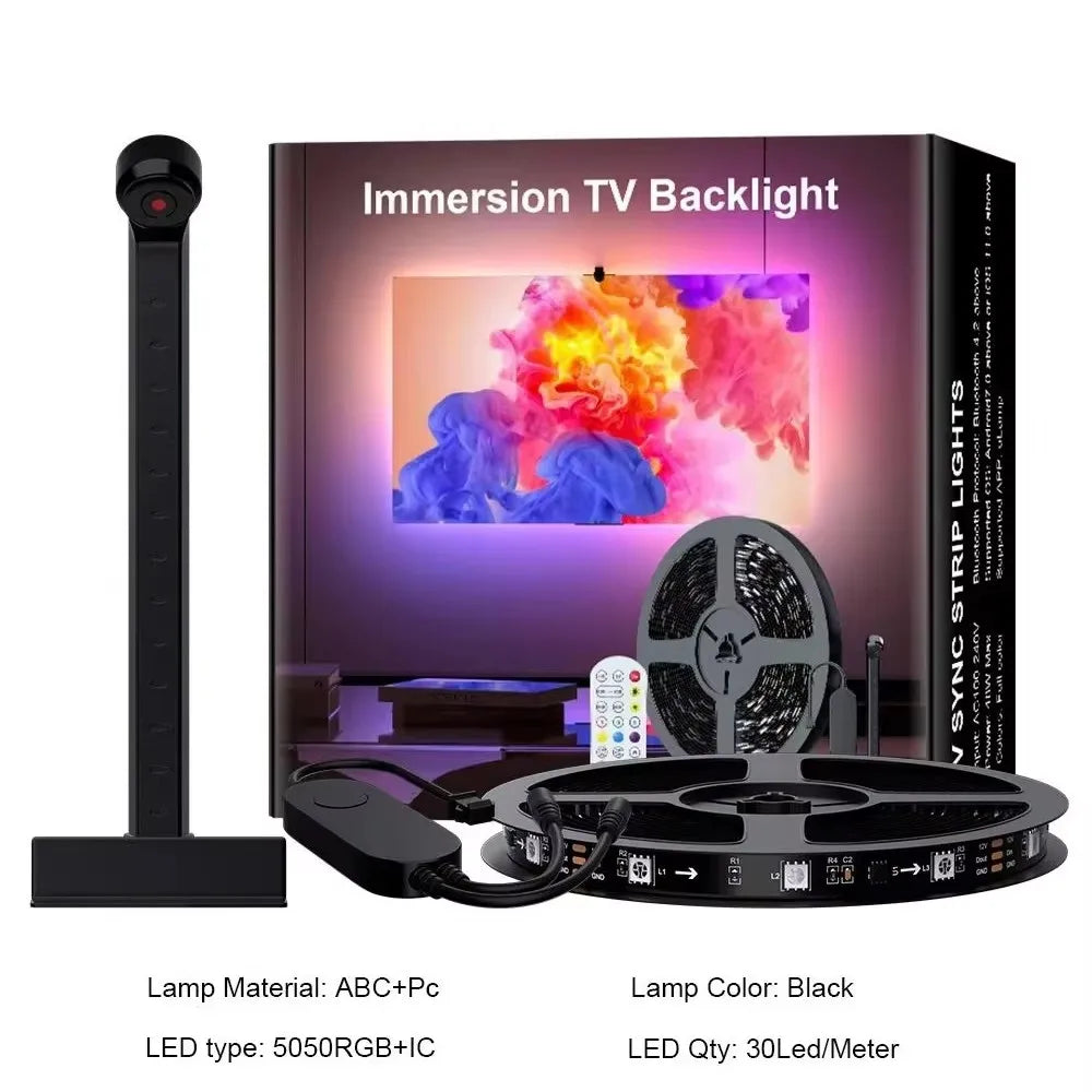 TV Backlight mit Kamera – RGB Ambilight, Sync mit Bildschirm, 3.8M & 5M