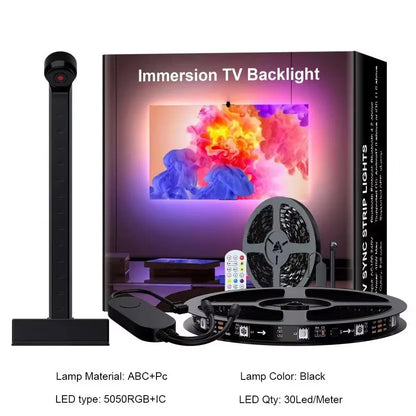 TV Backlight mit Kamera – RGB Ambilight, Sync mit Bildschirm, 3.8M & 5M
